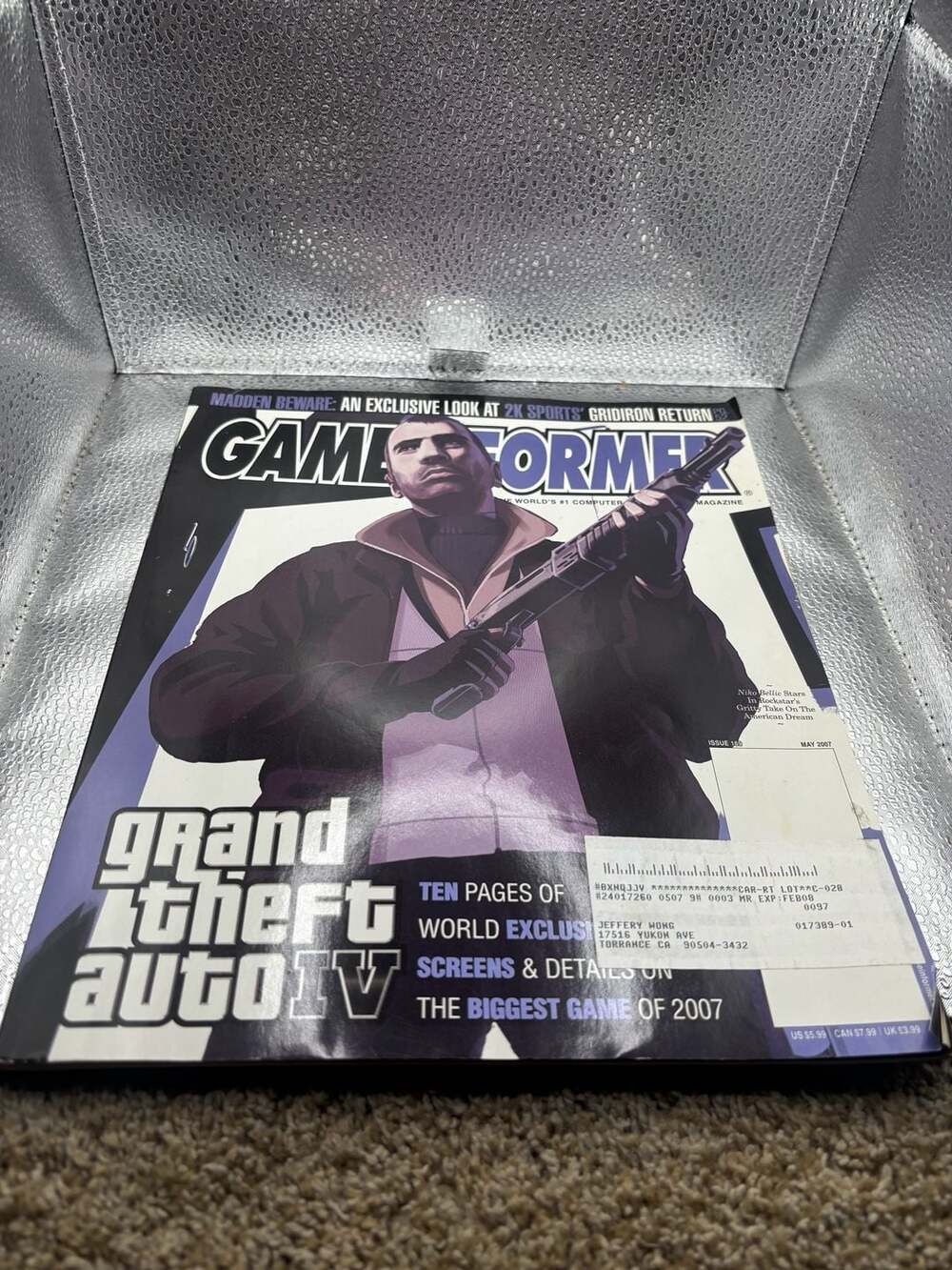 Game Informer Magazine Issue 169 May 2007 Grand Theft Auto IV